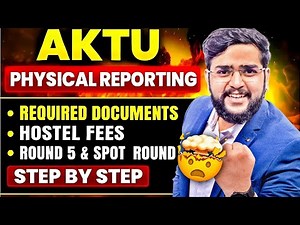 AKTU Counselling 2025: Physical Reporting, Documents, Fees & Payment mode & Hostle fees