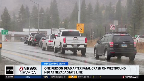 I-80 west reopens after deadly big rig crash at Nevada State Line