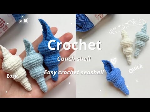 Easy Crochet a CONCH SHELL | Crochet Amigurumi Tutorial