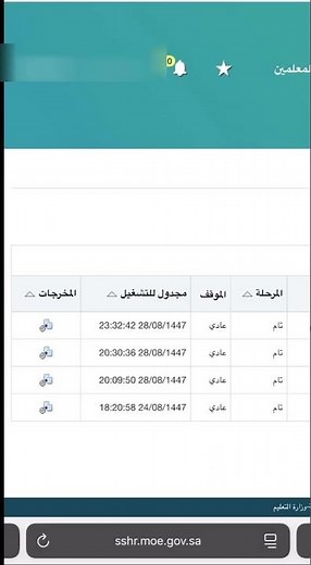 انعكاس ساعات ونقاط التطوير المهني للمعلمين في #نظام_فارس لعام 1447