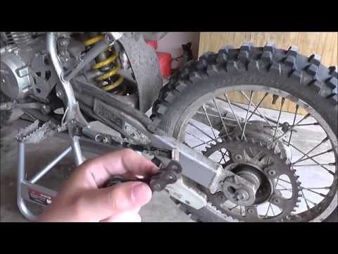 How To Adjust And Shorten Dirt Bike Chain
