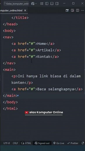 HTML nav tag function: Important for navigation menus!