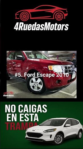 Los PEORES Años de la Ford Escape 😱 | Problemas y Fallas Graves