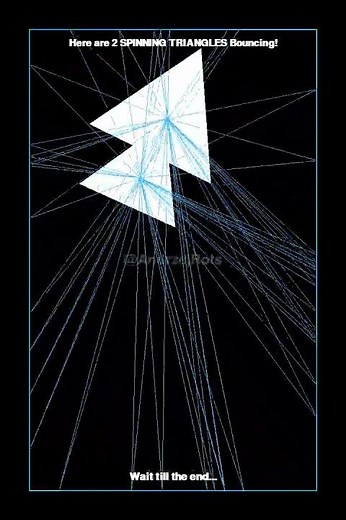 This Spinning Triangle Animation Will Blow Your Mind! #satisfying #viral #simulation
