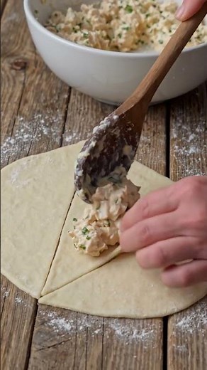 Creamy Chicken Crescent Rolls