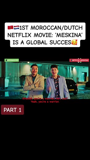 🇲🇦🇳🇱First Moroccan/Dutch Netflix movie 'MESKINA' is a global succes!🌍✨ 👸🏻🤴🏻In Meskina, now streaming on Netflix, a thirty-something woman called “Meskina” by her family – or “pitiful” – finds herself devastated after her fairytale romance falls apart in a very public manner. With pressure from her large family mounting and her career and dreams on hold, she wonders if things have even the slightest chance of working out for her. This heartfelt Moroccan-Dutch film is part romantic comedy
