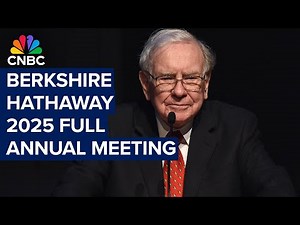 Watch Warren Buffett preside over the full 2025 Berkshire Hathaway annual shareholder meeting