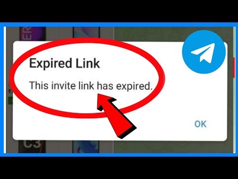 Telegram Invalid Link Expired Fix | This Invite Link Has Expired Problem In Telegram