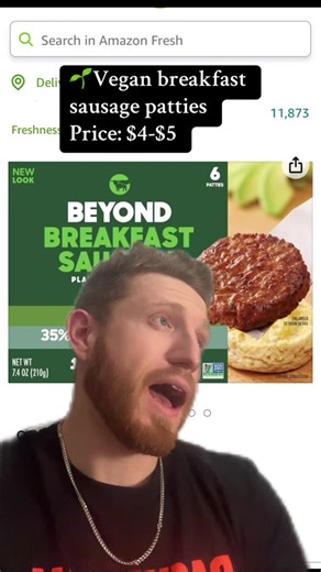 Delicious Beyond Meat Vegan Breakfast Sausage