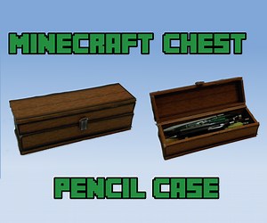 Minecraft Chest Pencil Case