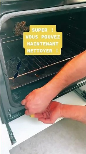 Deep cleaning your oven: the simple trick (grease + odors)