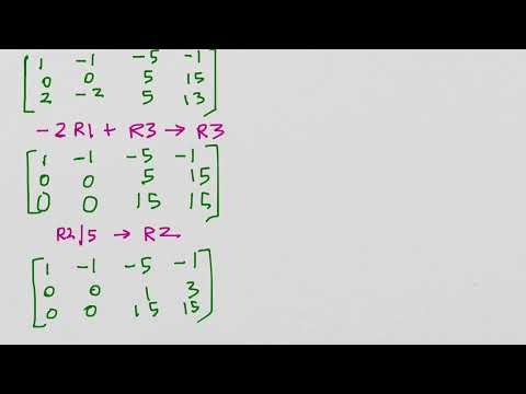 Ex. 8 Reduced Row Echelon Form-challenging