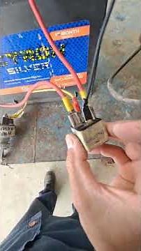 wiring diagram tutorial, how to wiring starter motor with relay