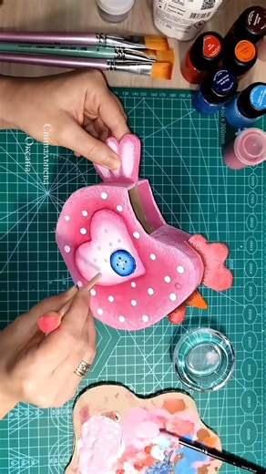 #diy #art #handmade #craft #toys #clay #craftideas #papermache #cotton #ideas #ватнаяигрушка #пасха