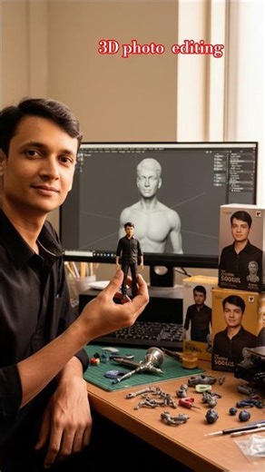 How to make trending action figure 3D Ai videos easily 🔥✅✨#gemini #3d #trending #ytshorts #minivlog