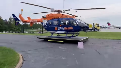 24K views · 270 reactions | Ever wonder how we move the helicopter in and out of the hangar for maintenance or inclement weather? | UVA Pegasus | Facebook