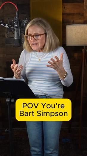 Nancy Cartwright on Instagram: "My TOUGHEST Voice Over experience #thesimpsons #bartsimpson #funny #sketch"