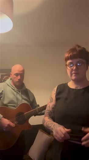 The Mardy Johnny Depps | UK based acoustic duo on Instagram: "Here’s a rough living room version of one of our favourite songs from last year. CMAT - Take A Sexy Picture Of Me 🧡"