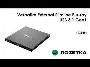 Обзор Verbatim External Slimline Blu-ray USB 3.1 Gen1 из Rozetka