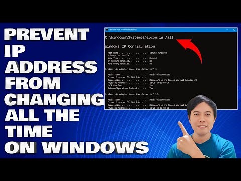 How To Prevent IP Address From Changing All The Time on Windows