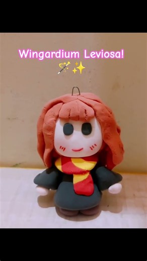 I Tried Making Hermione Granger With Clay 🥹🪄#viral #harrypotter #minivlog