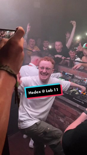 @hedexuk with a ridiculous double at Lab 11 last weekend 🤮🔥 #dnb #dnbtiktok #dnbrollers #drumandbass #fyp #viral #rave #ukrave #hedex