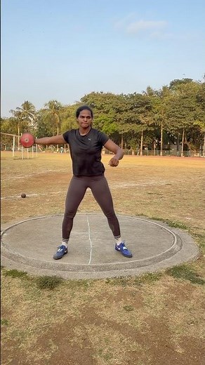 Discus technique throw