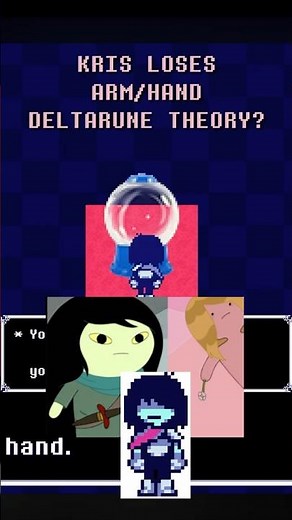 Kris LOSES THEIR ARM/HAND THEORY? #deltarune #undertale #tobyfox #gaster #sans #dess #december