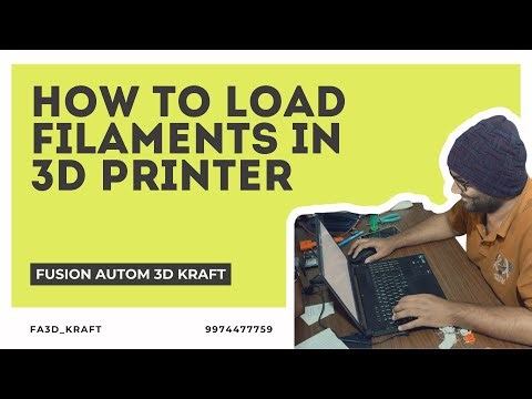 How to Load Filament in a 3D Printer #3DPrinter #Filament #3DPrinting #Tutorial #3DPrintArt #3DKraft