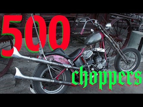 500 Choppers in 4K! (8 hour compilation of vintage custom motorcycles and music)