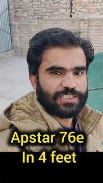 A sport Dish Antenna Setting 4 feet dish | Apstar 76e dish Antenna Setting in 4 feet dish