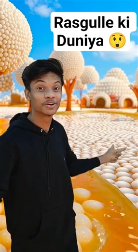 Rasgulle Ki Duniya 😍🍥 | Meethi Fantasy #Shorts
