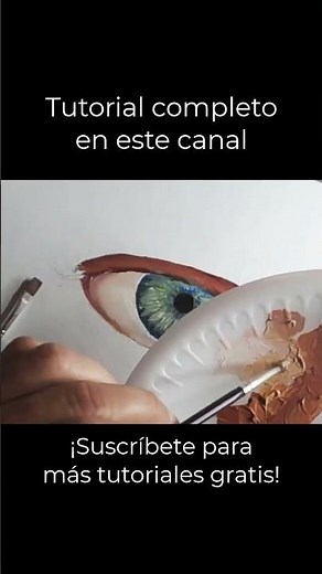 Curso de Pintura al Óleo Desde Cero – Ojo Realista Paso a Paso#pinturaaloleo #ojorealista #arte