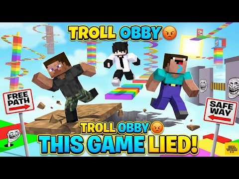 Every Step Was a TRAP! Roblox Troll Obby Escape 😂