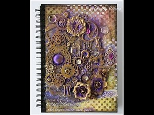 Mixed Media Art Journal Cover Tutorial