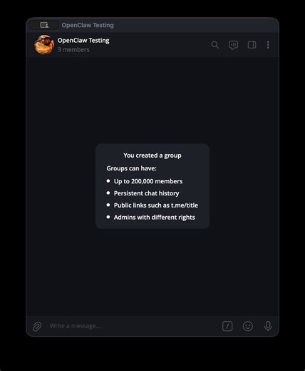 telegram just opened bot-to-bot communication. bots can trigger each other in groups through replies and @mentions.discord could do this, but heavy UI. telegram is clean and fast, but bots couldn't see each other. now they can.→ BotFather setup/mybots → select bot → Bot Settings → Bot-to-Bot Communication → Enable→ if you're using openclaw for QA, three env varsOPENCLAW_QA_TELEGRAM_GROUP_ID=your private groupOPENCLAW_QA_TELEGRAM_DRIVER_BOT_TOKEN=the bot sending commandsOPENCLAW_QA_TELEGRAM_SUT_B
