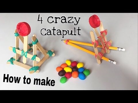 4 ways to Make the Simplest Mini Candy Launching Catapult