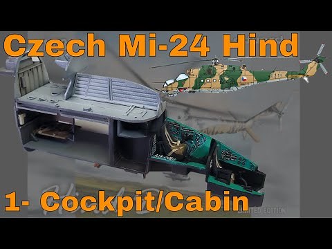 Czech AF Mi-24D - Eduard/Zvezda 1:48 "Hind D" - Part 1:Cabin/Cockpit and a look in the Box
