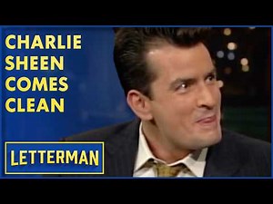 Charlie Sheen On Overcoming His Addictions | David Letterman