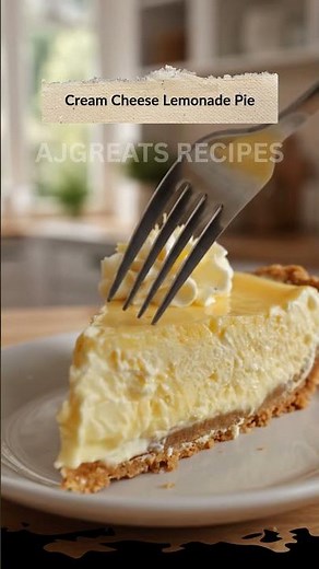 Cream Cheese Lemonade Pie 🍋