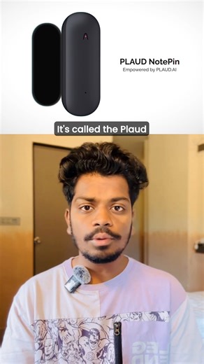 Tech Boy Deepak Ai on Instagram: "✨ This is amazing 🚀 With Plaud Notepin, I can just hit record anytime and it instantly turns my words into notes. No more losing ideas — everything stays on track. #smart #ai #health #track #startups #founders #techupdate #futureofwork #futureisnow #plaudnotepin"