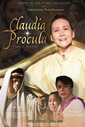 Claudia Procula: Cebu theater explores the untold story of Pontius Pilate’s wife