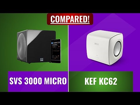 KEF KC62 vs SVS 3000 MICRO! Battle of the Baby Subwoofers 👶🏻! Review of the Facts & Honest Advice