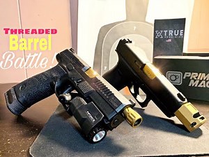 Glock 43x & CZ P10C Threaded Barrel Upgrades & Updates (True precision vs. Primary Machine)