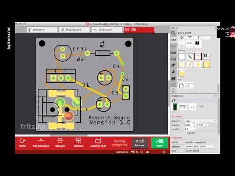 Arduino SbS - Make your PCB with Fritzing
