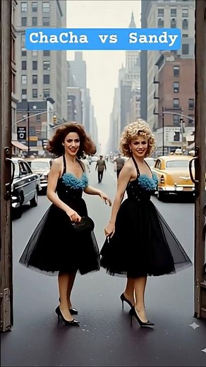 Grease ChaCha vs Sandy Olivia Newton John #grease #johntravolta #olivianewltonjohn #vintage #songs