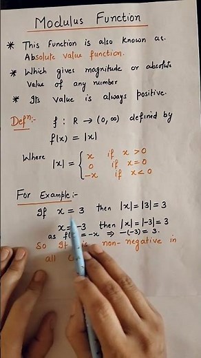 Modulus function.(part -8)