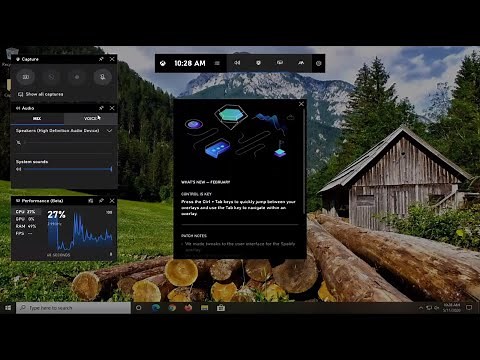 How to Pin Xbox Game Bar Widget on Windows 10 Computer Screen