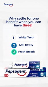 Pepsodent Triple Protection gives you three awesome benefits in one tube! Now you can show off a smile that's triple protected, any time of the day!醴瘟 #DayAndNightWithPepsodent #Pepsodentng | Pepsodent | Facebook
