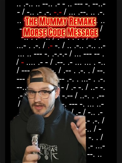 @Blumhouse had so much fun decoding this Morse code message for #themummy releasing April 17th! #horror #horrortok #blumhouse #cinema